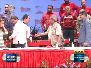 Arreaza hizo un llamado a la unión de los trabajadores