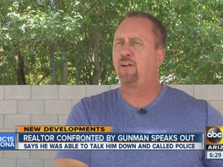 Realtor confronted by gunman speaks out