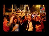 احتفالات بالمنصورة لليوم الثالث باكتساح السيسي في انتخابات الرئاسة بمشاركة عروسين