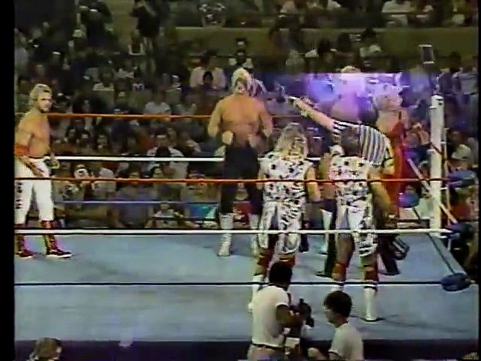 {UWF} UWF Tag Team Championship: The Fantastics (c) Vs. Eddie Gilbert & Sting (7/20/86)