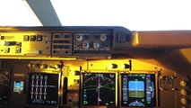 246# Vision du cockpit d'un Boeing 747 en plein vol