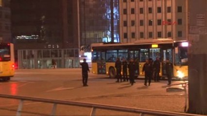 Binlerce Polis Taksim ve Beşiktaş'ta Yerlerini Aldı