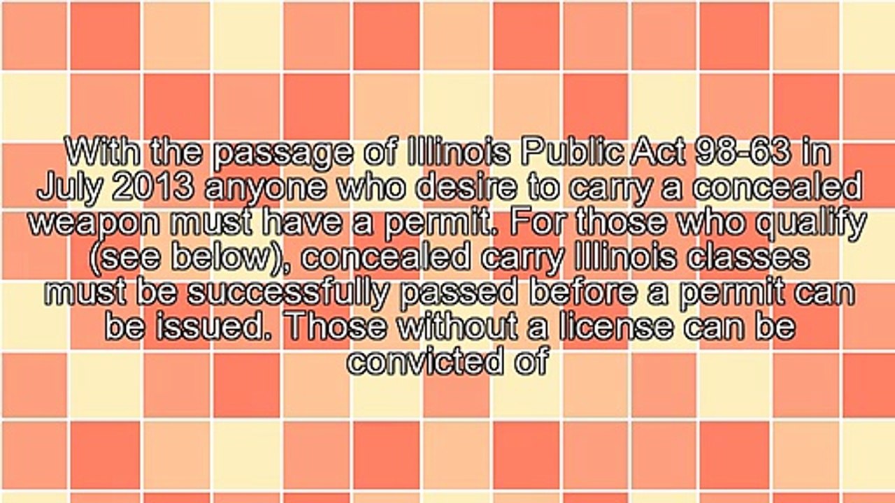 How To Find Concealed Carry Illinois Classes