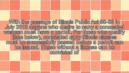 How To Find Concealed Carry Illinois Classes