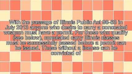 How To Find Concealed Carry Illinois Classes