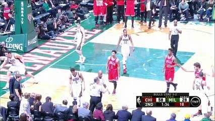 Giannis Antetokounmpo Ejected _ Bulls vs Bucks _ Game 6 _ April 30, 2015 _ NBA Playoffs