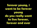 Forever Young Lyrics On Screen by Alphaville