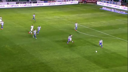 Cool Celebration: Jonathas goal after a great run by Damian Suarez