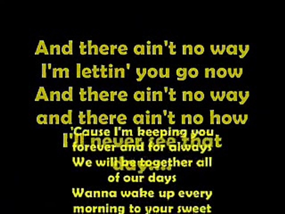 Forever And For Always Lyrics On Screen by Shania Twain