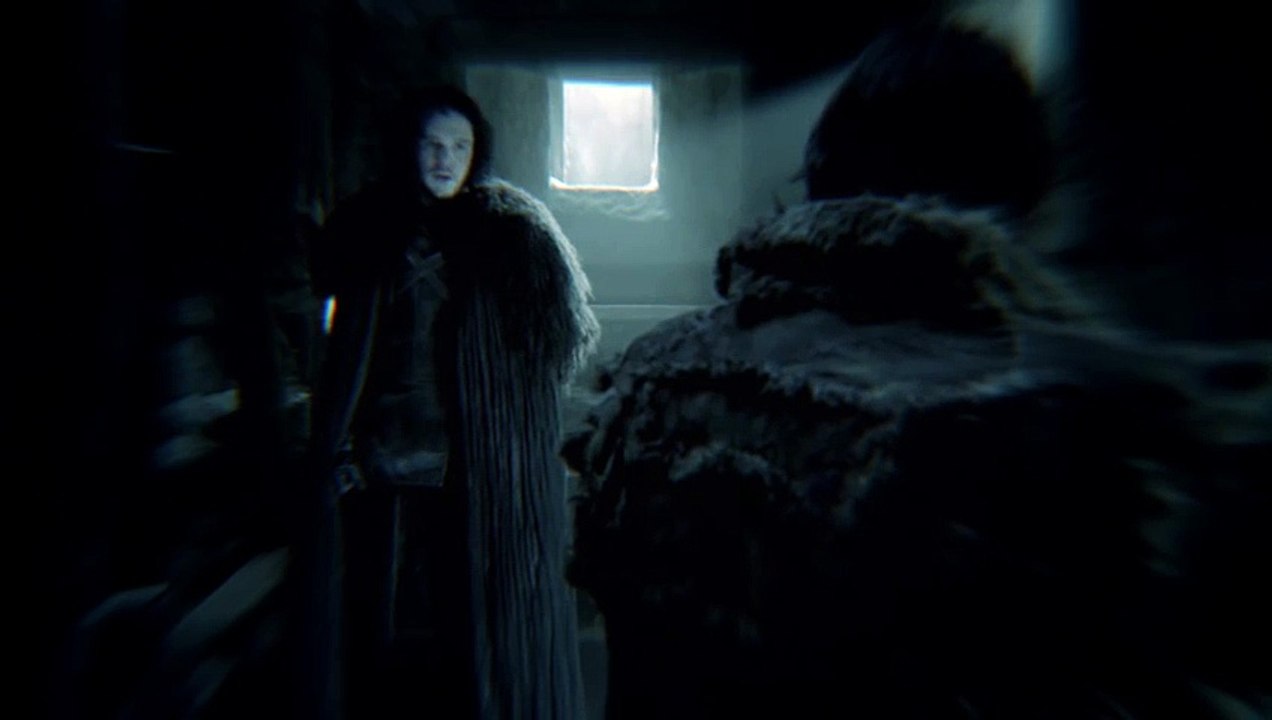 Game of Thrones Season 5 The Sight Jon Snow and Mance (HBO)