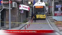 Taksim Meydanı'na çıkan yollar kapalı