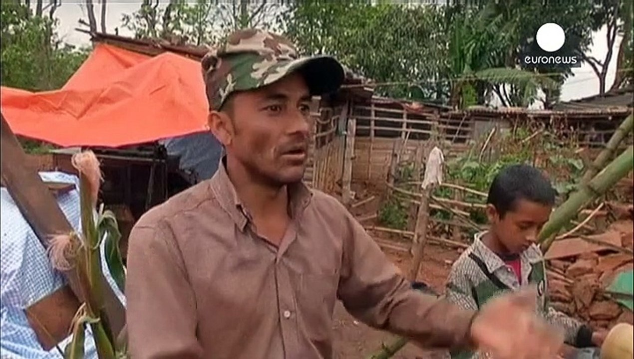 Les villages près de l'épicentre du séisme complètement détruits