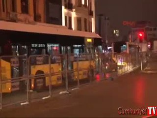 Binlerce polis Taksim ve Beşiktaş'ta yerlerini aldı