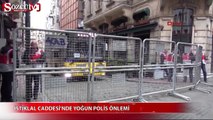 İstiklal Caddesi'nde yoğun polis önlemi