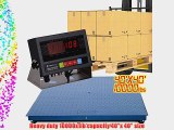 New 10000 Lb X 1 Lb 4 X 4 Floor Scale / Pallet Scale with Indicator