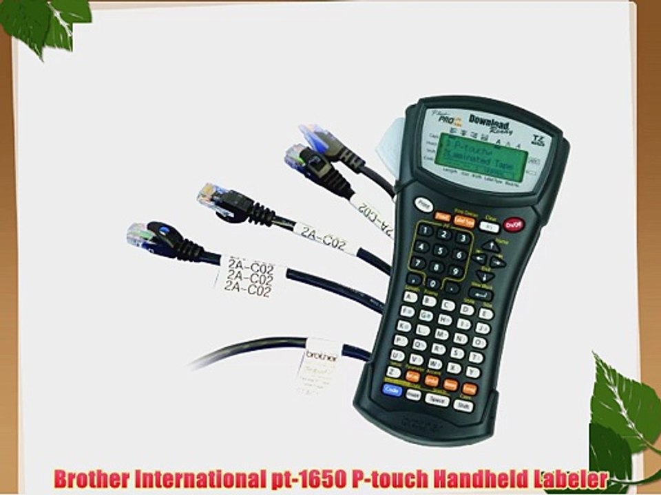 Brother International pt-1650 P-touch Handheld Labeler