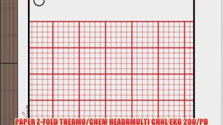 PAPER Z-FOLD THERMO/CHEM HEADRMULTI CHNL EKG 200/PD 10PD/CS BURDICK HEARTLINE? THERMAL PAPER