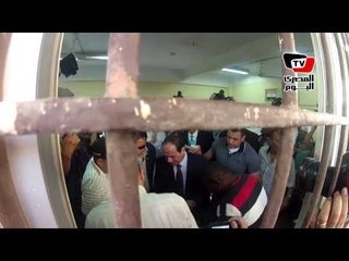 السيسي يدلي بصوته في انتخابات الرئاسة