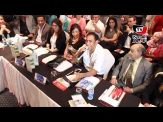 سمية الخشاب وجنات وحسين الجسمى في اطلاق حملة «خلى بالك على بلادك»