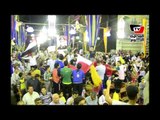 مؤيدو السسيسي يرقصون على الأغاني الشعبية في مؤتمر جماهيري بأجا