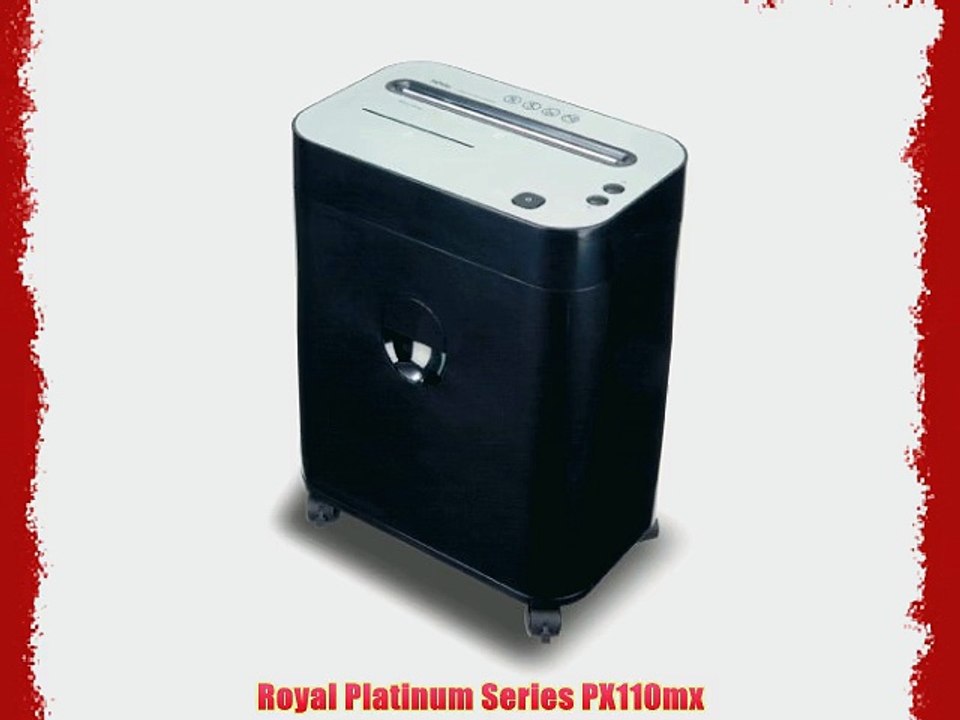 Royal PX110MX Cross-Cut Shredder
