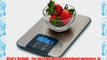 Smart Weigh Digital Kitchen Scale and Timer - Food Scale - Slim Stainless Steel Design - High