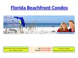 Florida Beachfront Condos