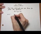 linear equation - find intercepts then graph