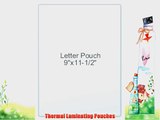 5 Mil Sticky Back Letter Laminating Pouches (100/box)