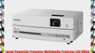 Epson PowerLite Presenter Multimedia Projector LCD WXGA 3000:1 16:10 2500 LUMENS USB W/DVD