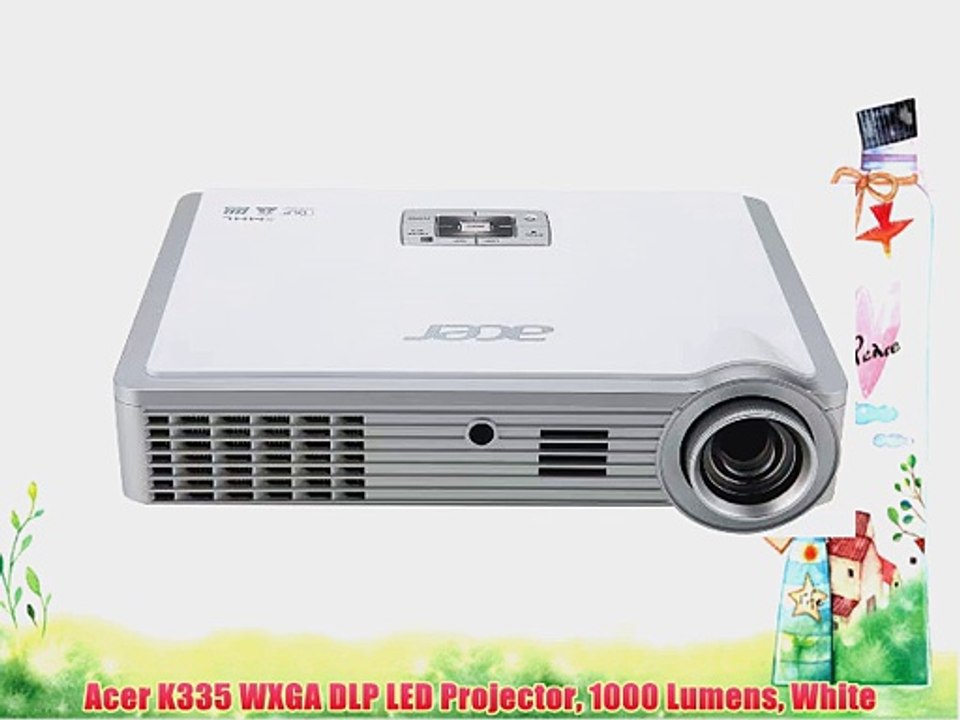 Acer K335 WXGA DLP LED Projector 1000 Lumens White