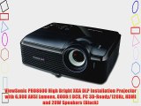 ViewSonic PRO8600 High Bright XGA DLP Installation Projector with 6000 ANSI Lumens 8000:1 DCR