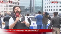 Sözcü Tv canlı yayınında polis müdahalesi