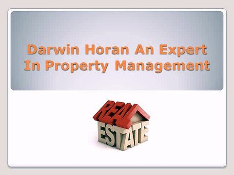 Darwin Horan An Expert In Property Management
