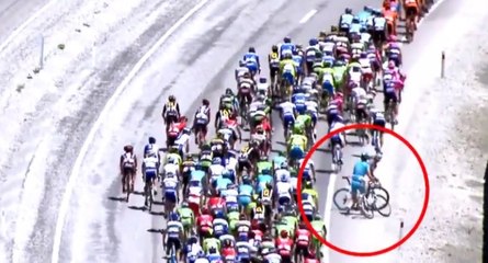 Two Cyclists Fight in Tour of Turkey 2015