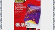 Scotch (TM) Thermal Laminating Pouches 8.5 Inches x 11 Inches 100 Pouches (2 Packs of 50)