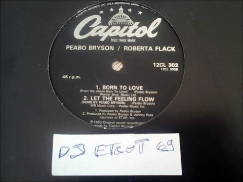PEABO BRYSON/ ROBERTA FLACK -BORN TO LOVE(RIP ETCUT)CAPITOL REC 83