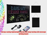 Best Choice Products? 31x23 Flashing Illuminated Erasable Neon LED Message Menu Sign Writing