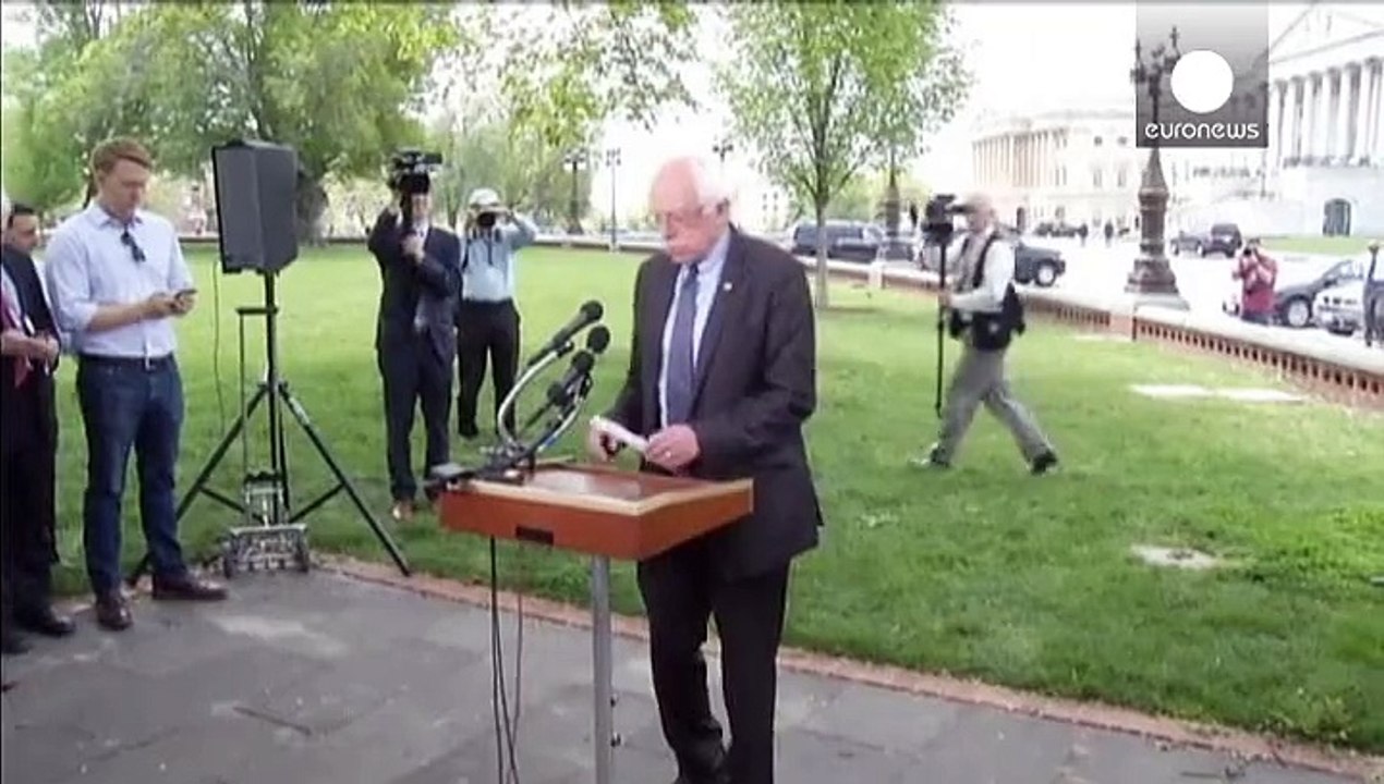 Presidential challenger to Hillary Clinton steps forward