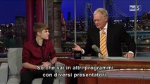 Justin Bieber al David Letterman Show
