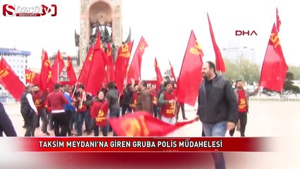 Taksim bir anda karıştı!