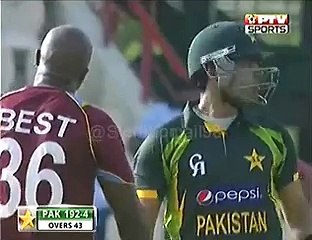Umar Akmal Vs Tino Best ● Cricket Fight ●  Pak vs WI