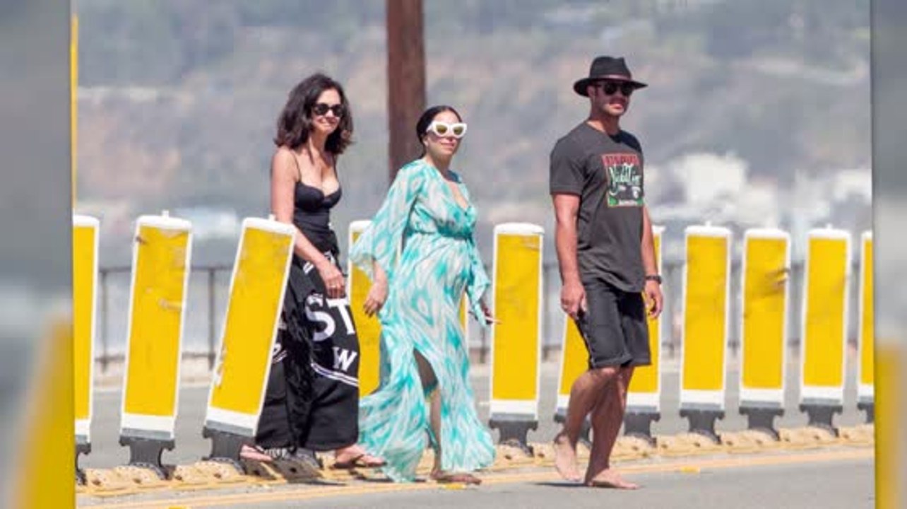 Ist das ein Babybauch bei Lady Gaga in Los Angeles?