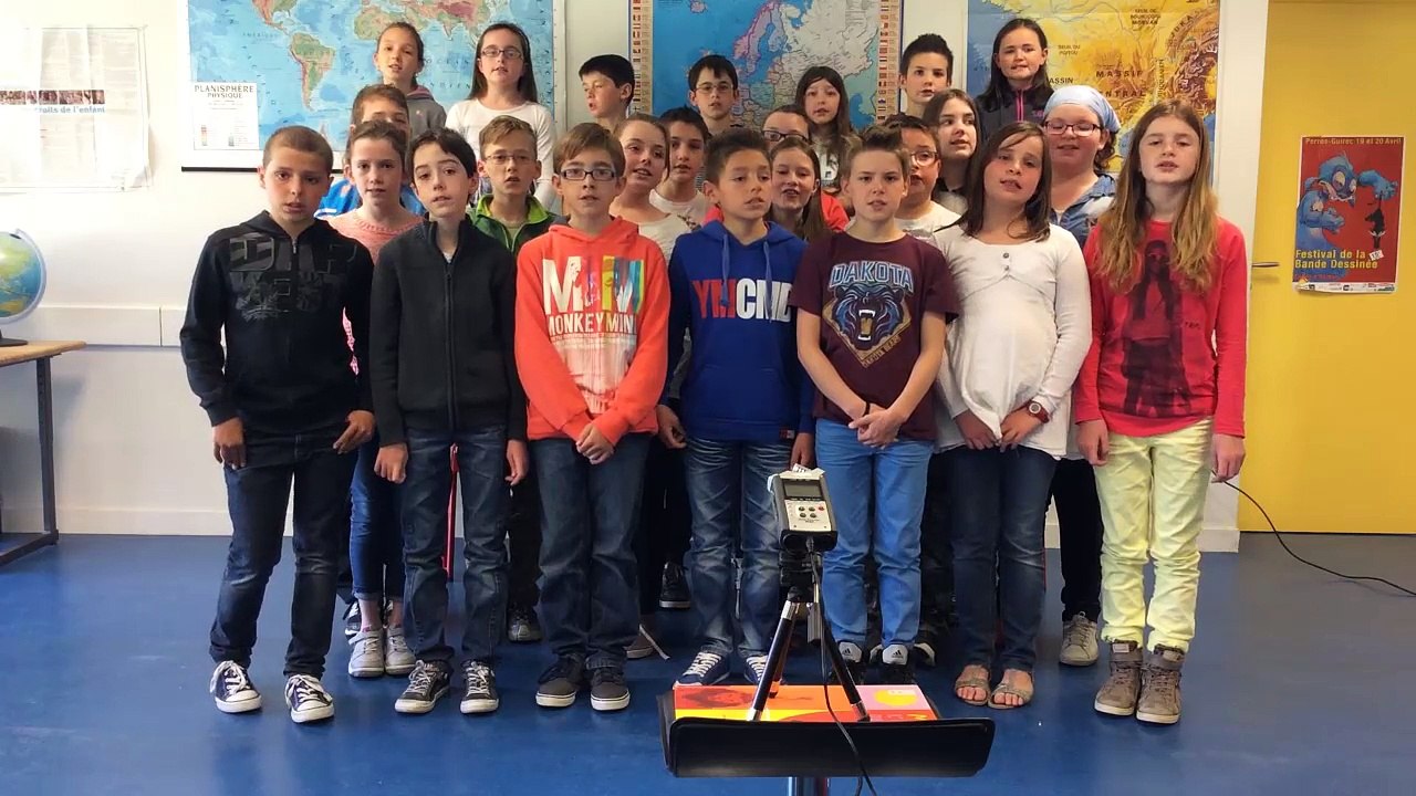 [ Ecole en choeur ] : Académie de Rennes - Ecole primaire Edouard Luby à Rospez - Classe de cm1-cm2