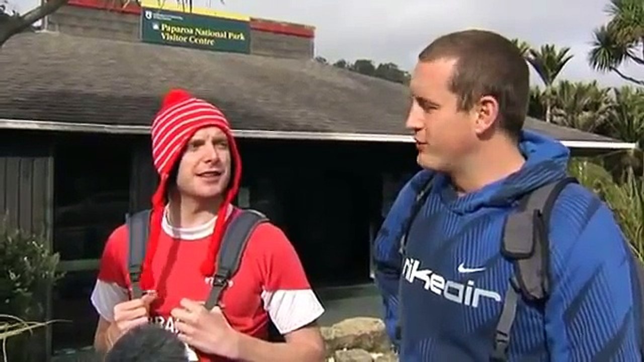Lucy Lawless and Robyn Malcolm in the Paparoa National Park