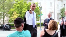 President Barack Obama Surprise: The President Barack Obama In Public Place