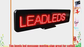 Leadleds Super Store Programmable Led Scrolling Display Board Moving Red Message for Your Business