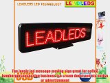 Leadleds Super Store Programmable Led Scrolling Display Board Moving Red Message for Your Business