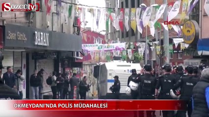Okmeydanı'nda polis müdahalesi!