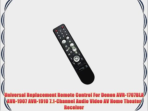 Universal Replacement Remote Control For Denon AVR-1707BLA AVR-1907 AVR-1910 7.1-Channel Audio